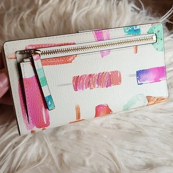 Kate Spade Ice Cream Bi-fold Wallet - Picture 8 of 12